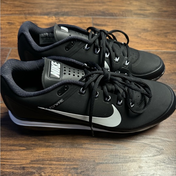 Nike Max Air Clipper 17 Flywire Cleats Men Size 13.5 Black/White New Without Box - Picture 4 of 7